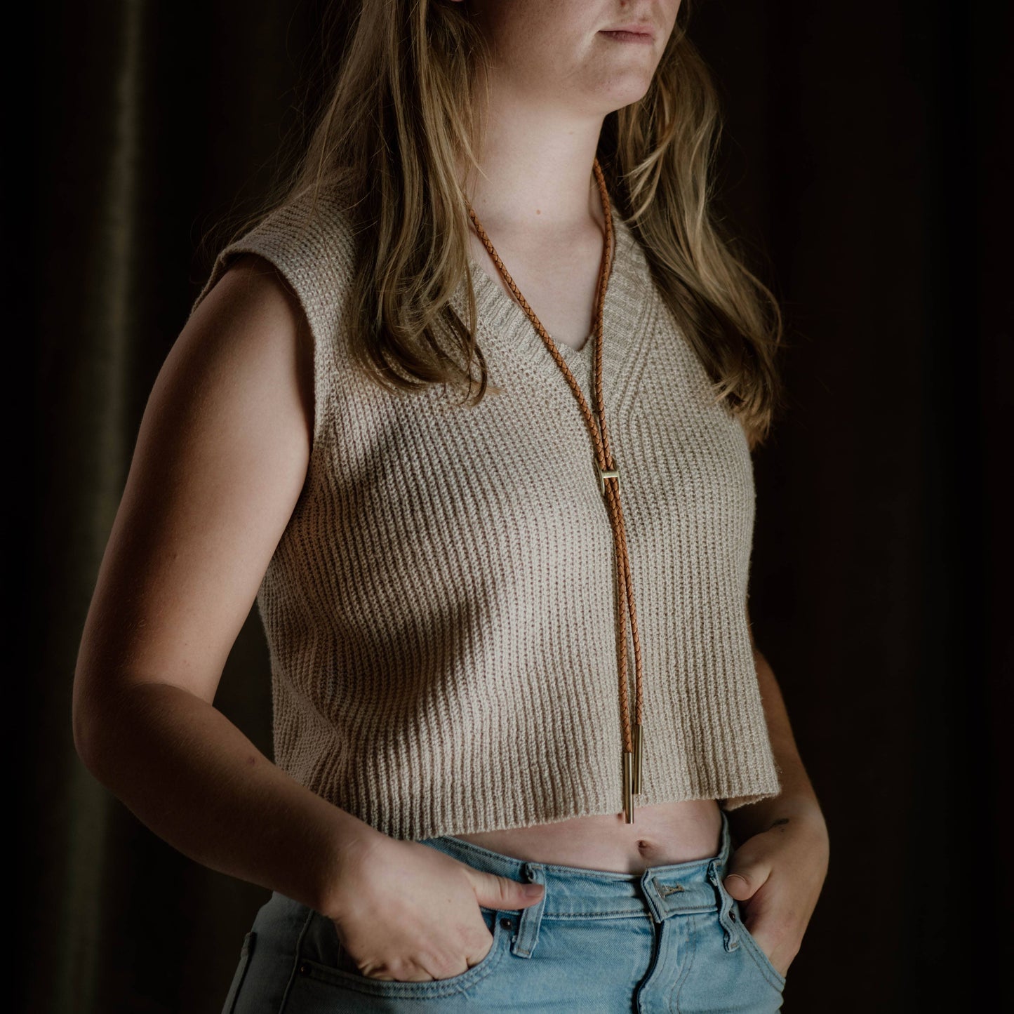 Commonform Shepherd Bolo Tie // Brass