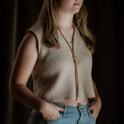 Commonform Shepherd Bolo Tie // Brass