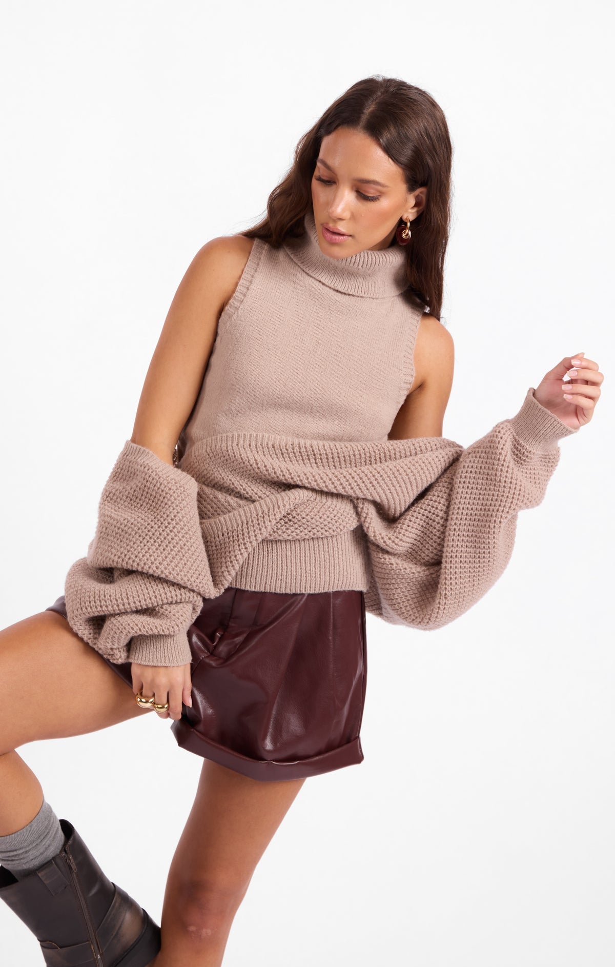 Sage Teagan Two Piece Sweater
