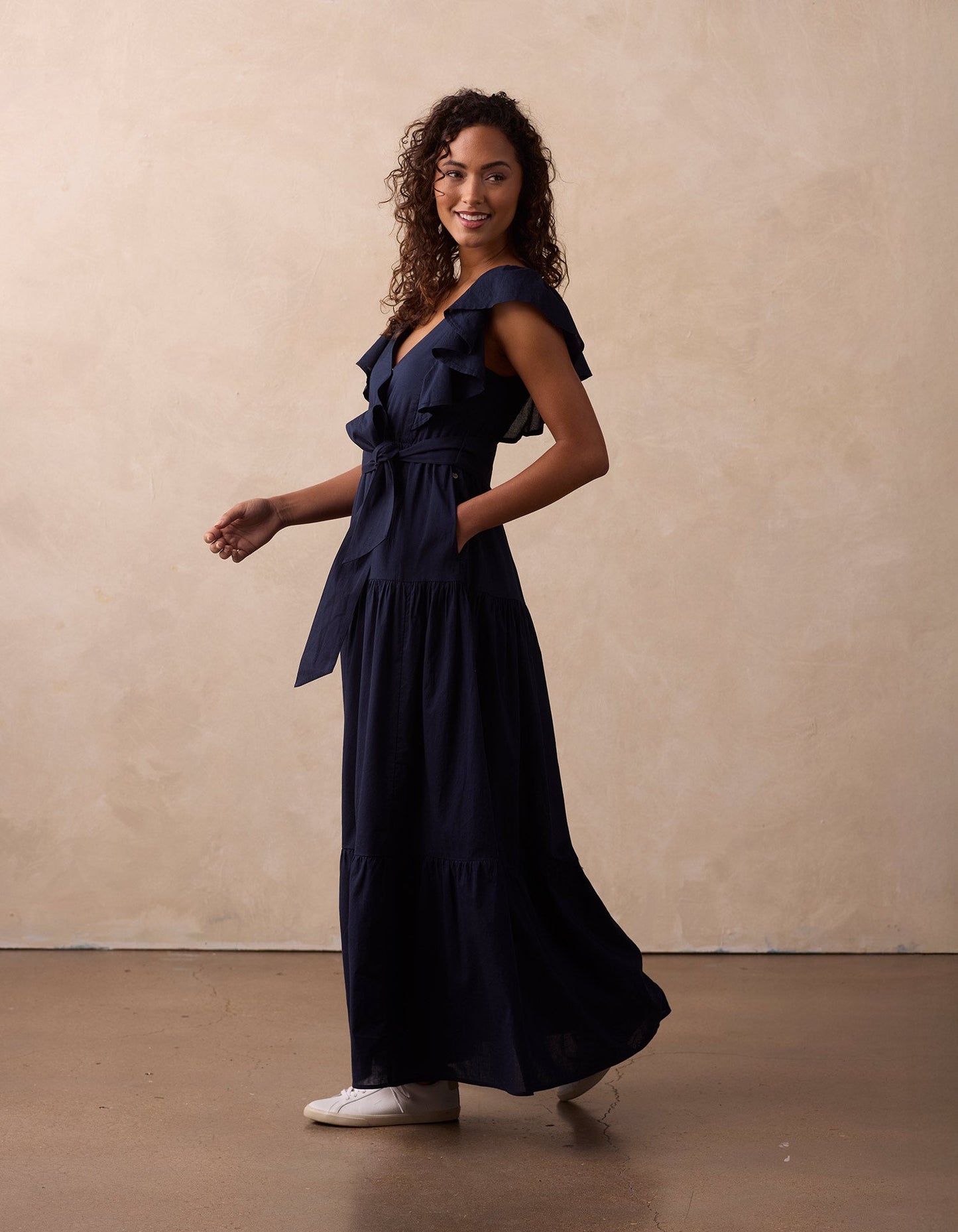 Normal Madeline Dress / navy