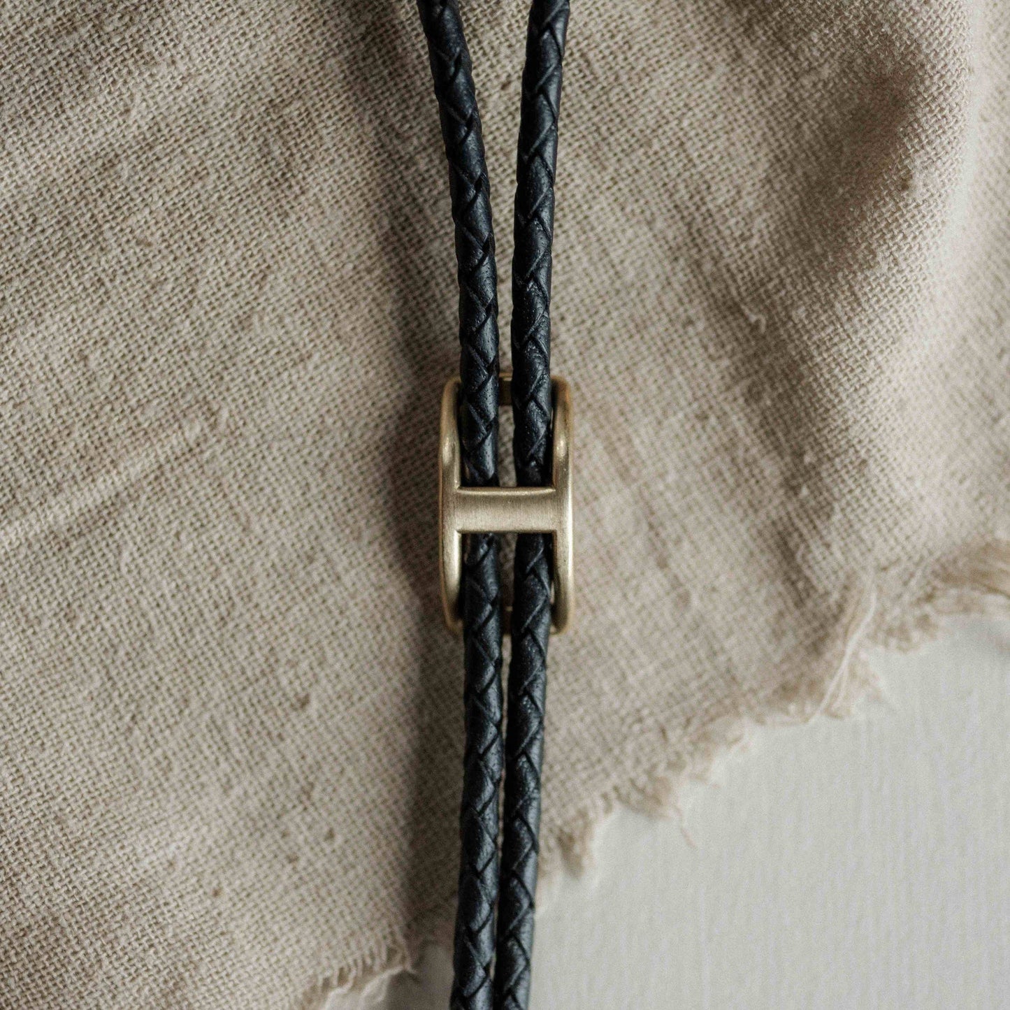 Commonform Shepherd Bolo Tie // Brass