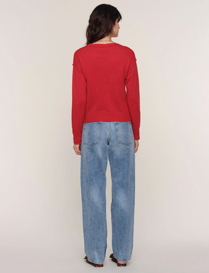 Heartloom Celty Sweater  / brick