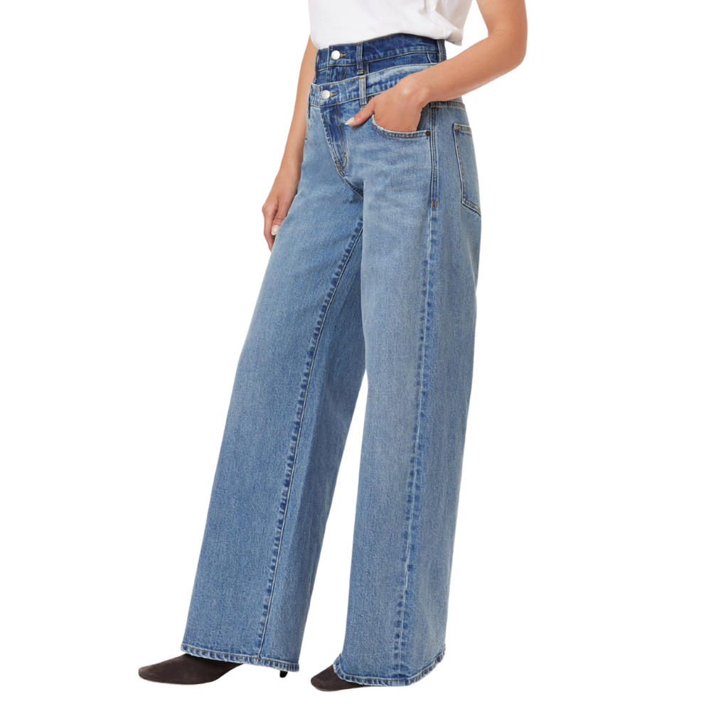 Habitual Gemma Double Waistband Wide Leg