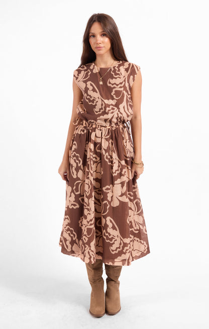 Sage Rustic Charm Midi Skirt