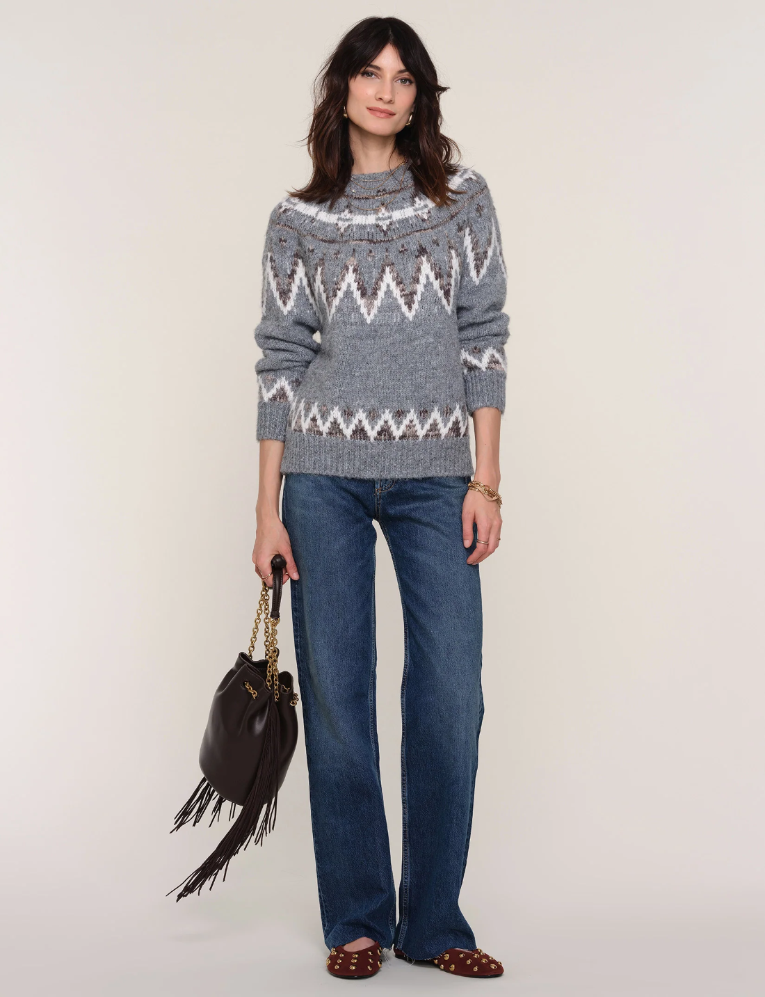 Heartloom Rae Sweater  / heather