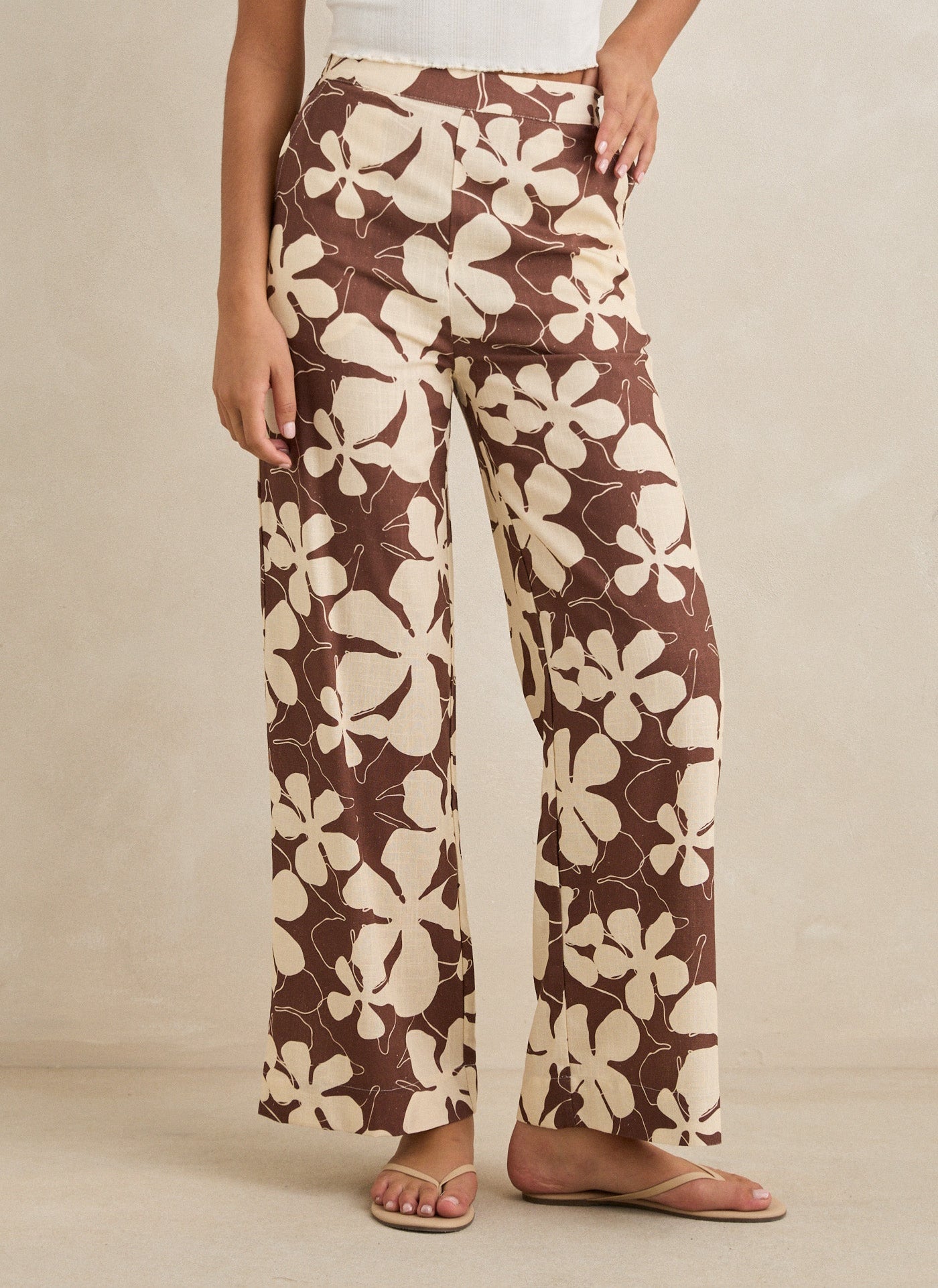 Rhythm Melia Floral Wide Leg Pant