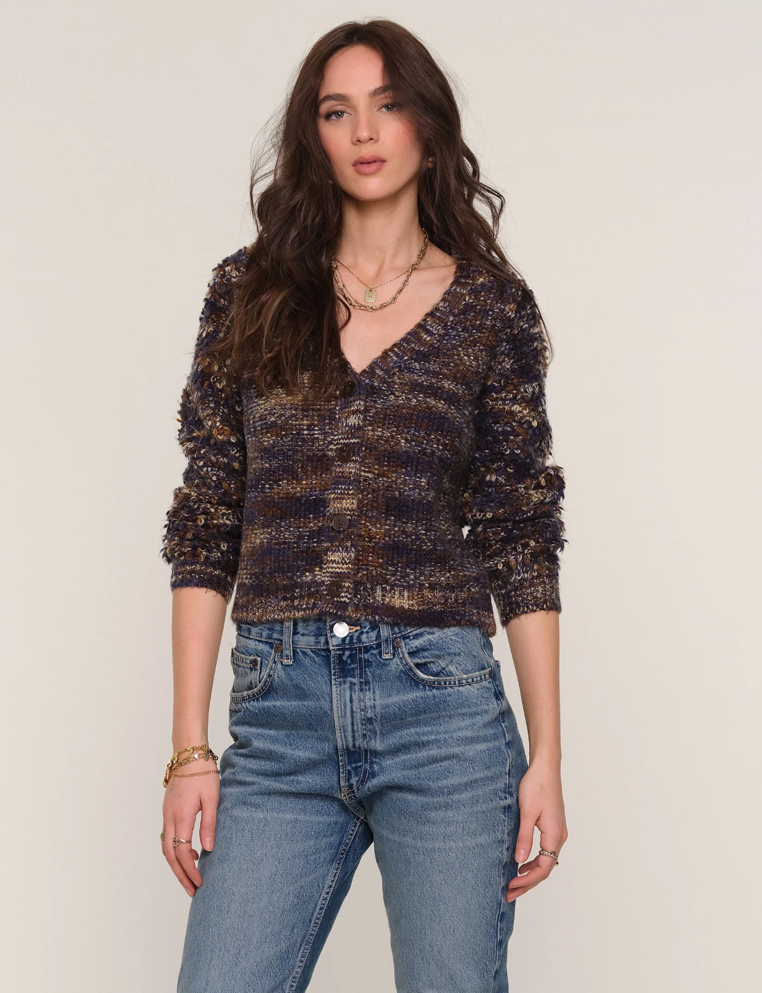 Heartloom Dara Cardi  / Stormy