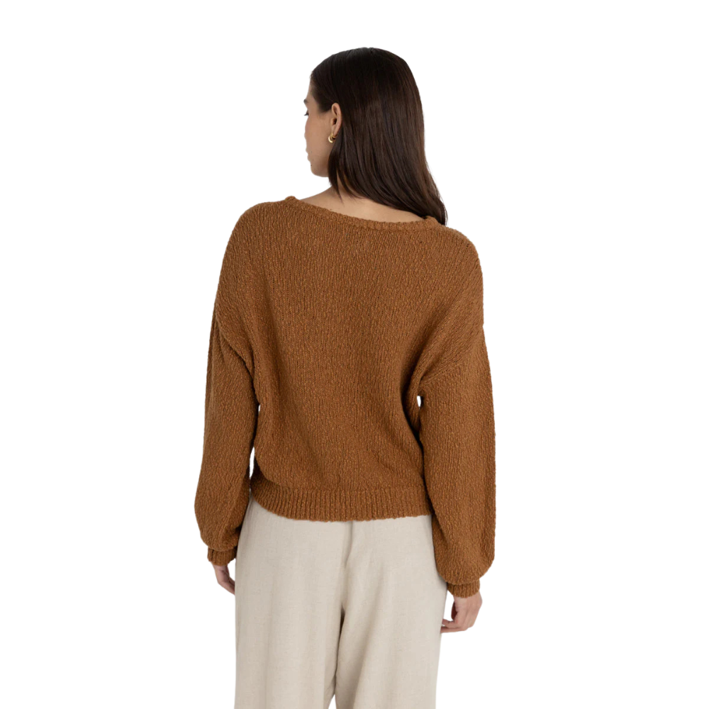 Rhythm Hailey Boucle Knit / coffee