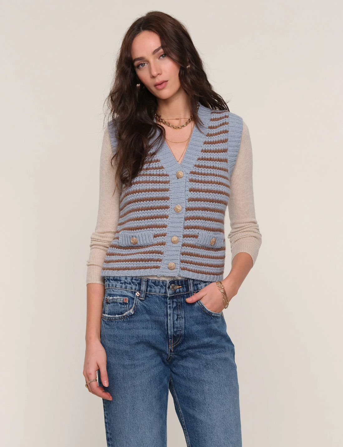 Heartloom Asher Vest / sky