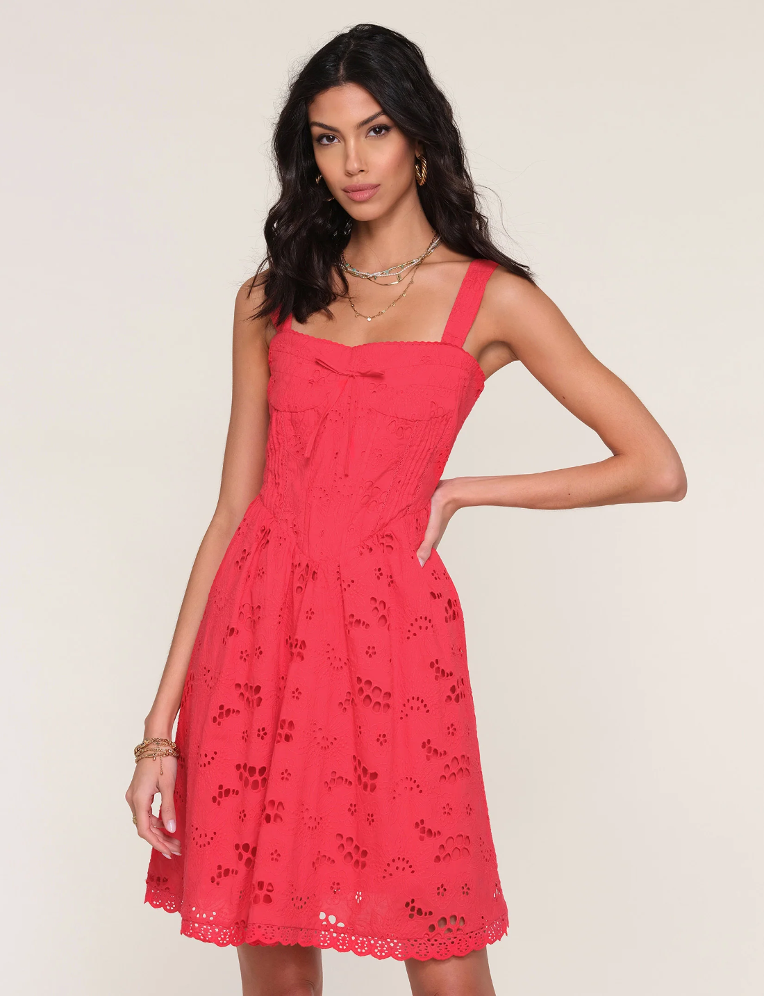 Heartloom Rika Dress / poppy