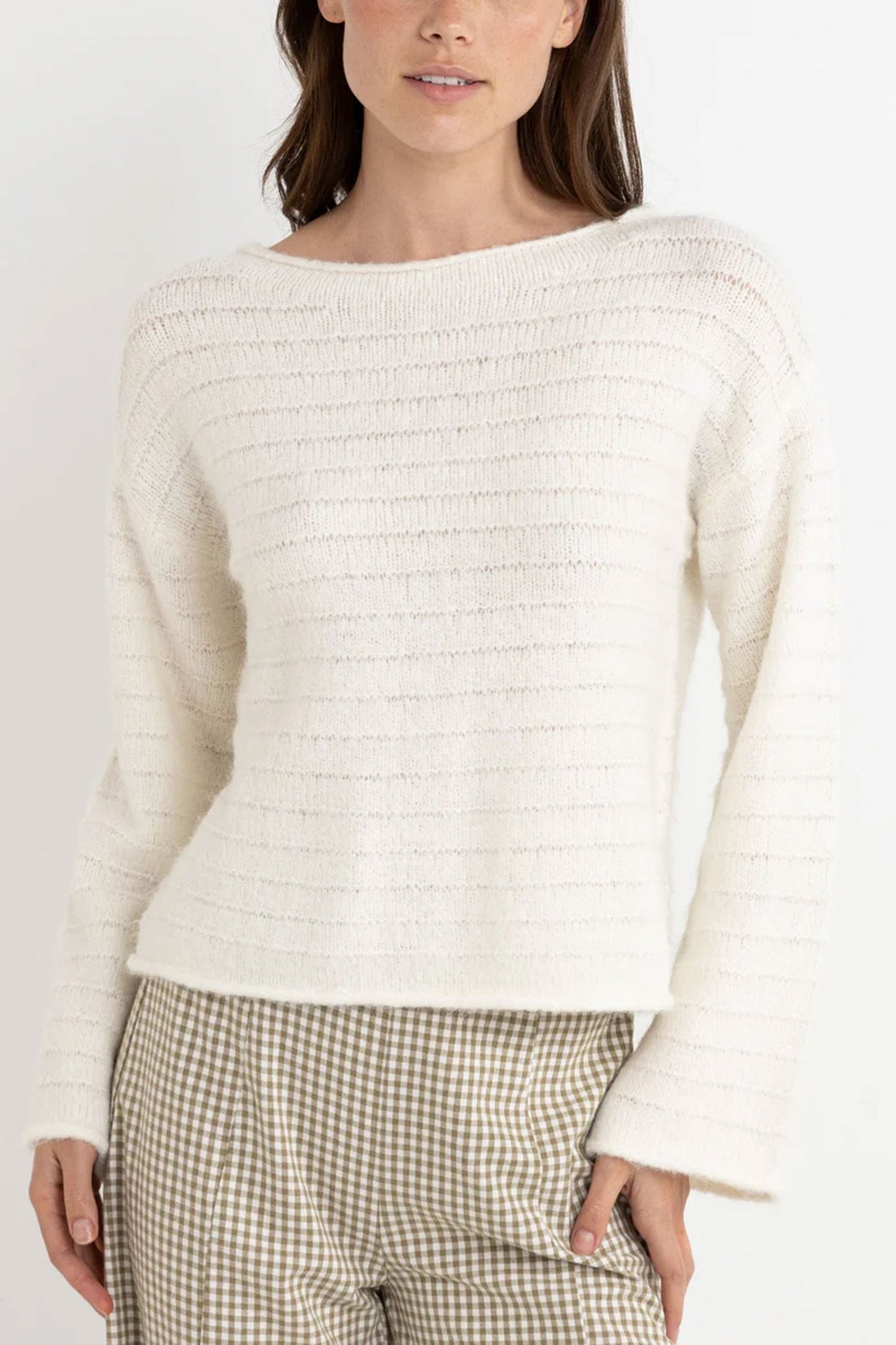 Rhythm Baklava Knit / white