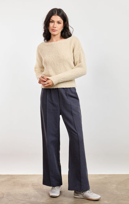 Sage Indira Boat Neck Sweater