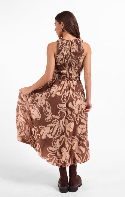 Sage Rustic Charm Midi Dress