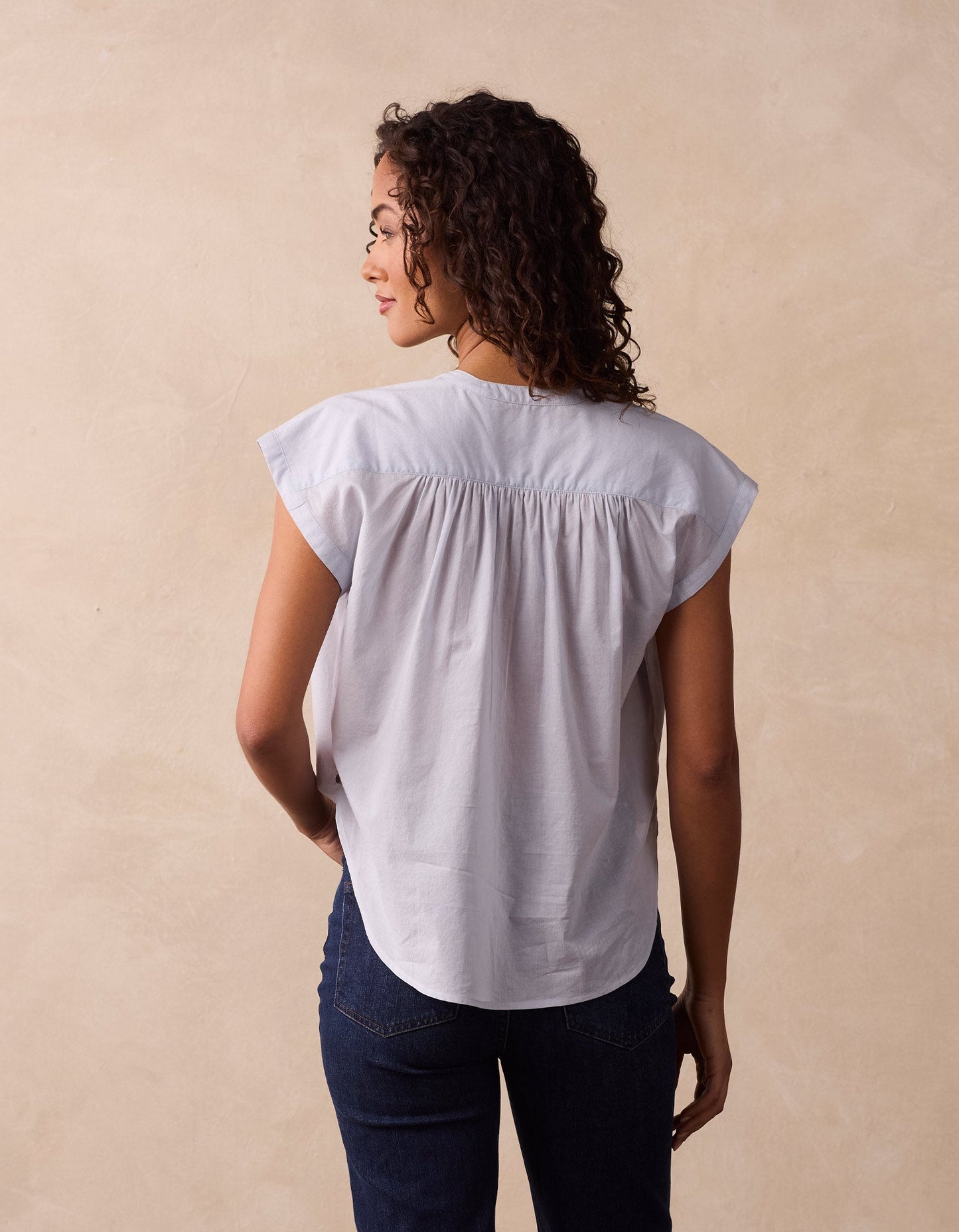 Normal Featherweight SS Blouse / mist
