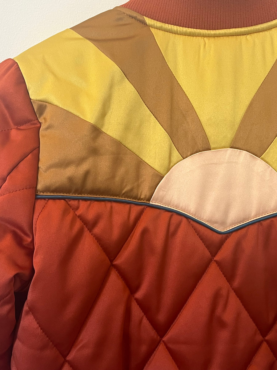 Classic Rock Couture Rising Sun Bomber Jacket