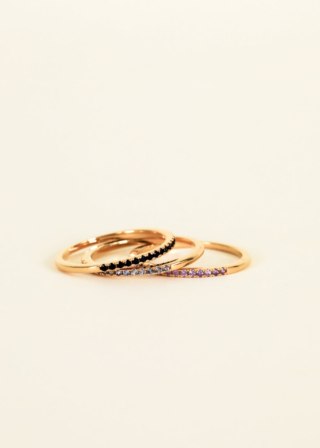Jaxkelly Half Pave Ring