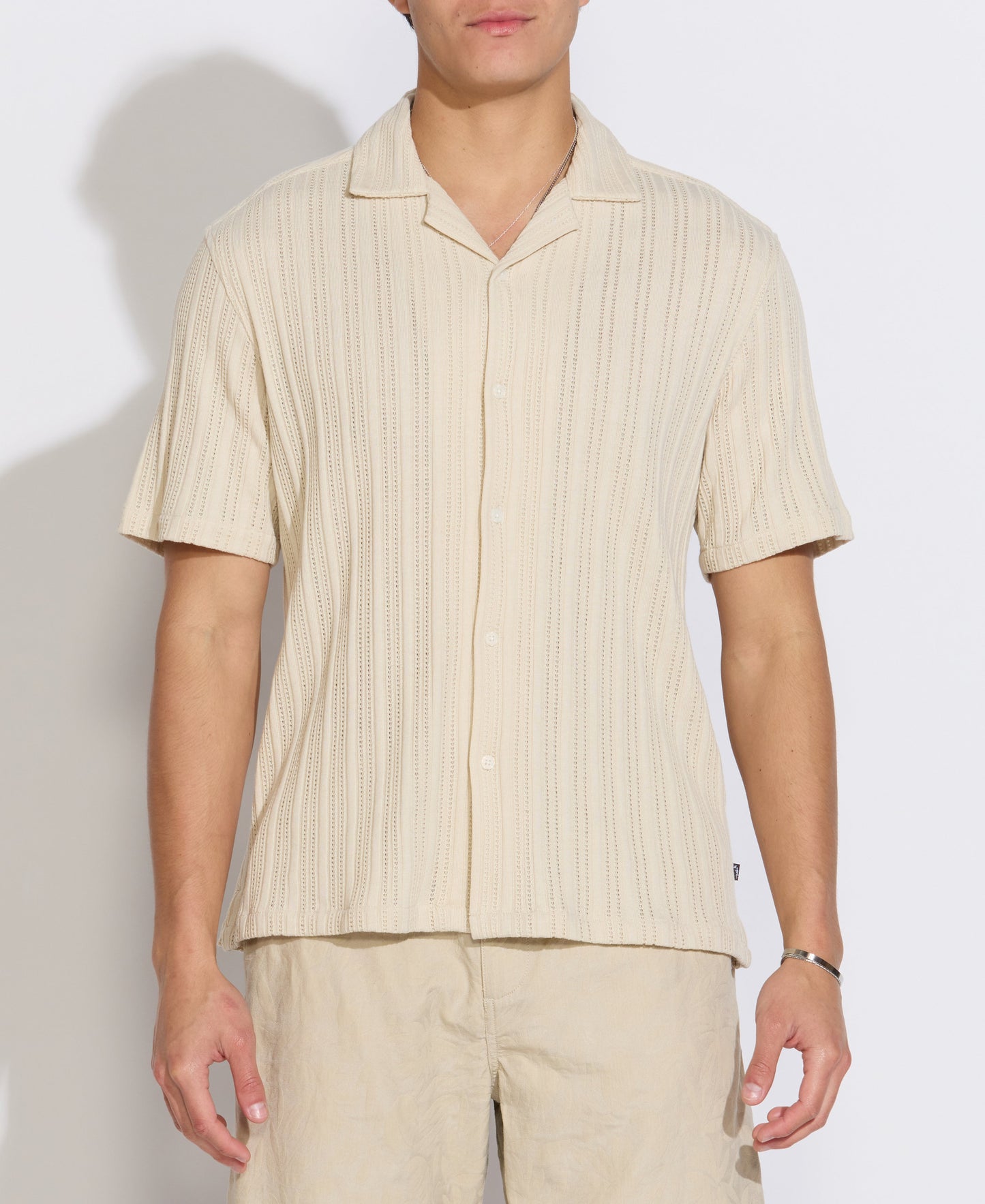 Civil Society Javier Knit Resort Shirt/ beige