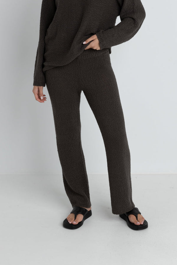 Rhythm Adele Knit Pant / gray