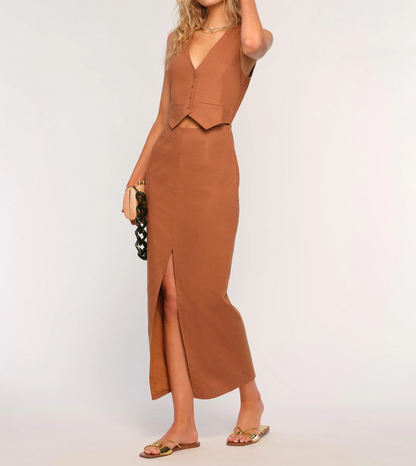 Heartloom Regina Dress / cigar