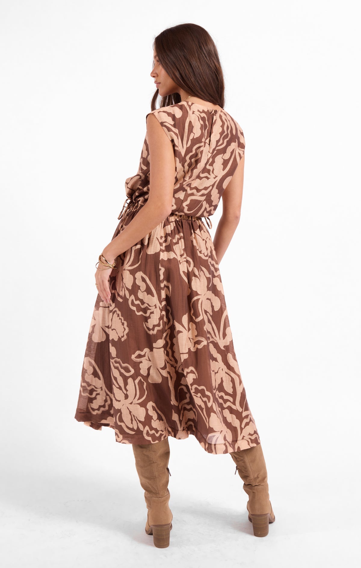 Sage Rustic Charm Midi Skirt
