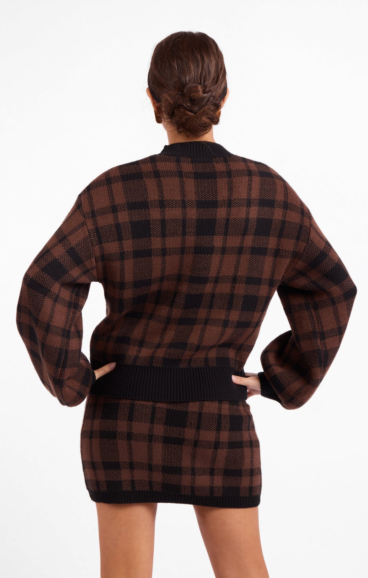 Sage Cameron Plaid Sweater