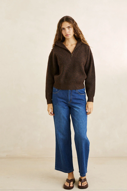 Rhythm Quincy Zip Knit