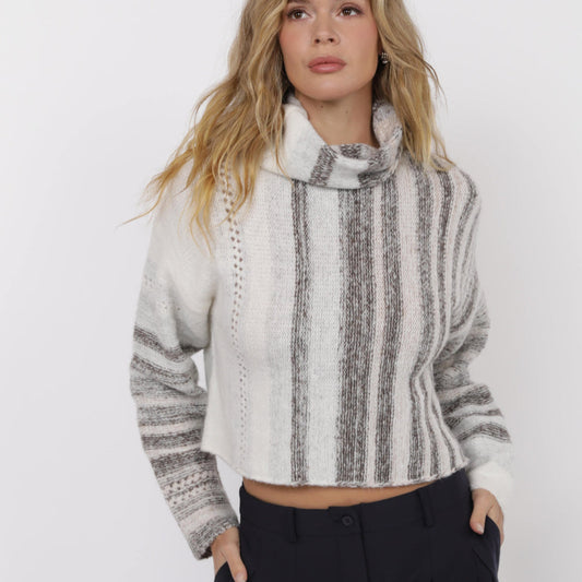 Sage Gibson Turtleneck Sweater / oakmulti