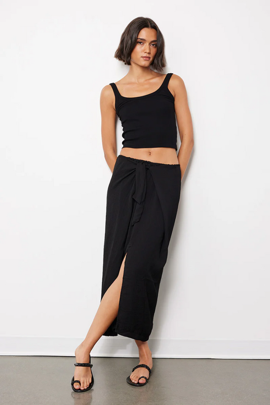 Bobi Faux Sarong Skirt