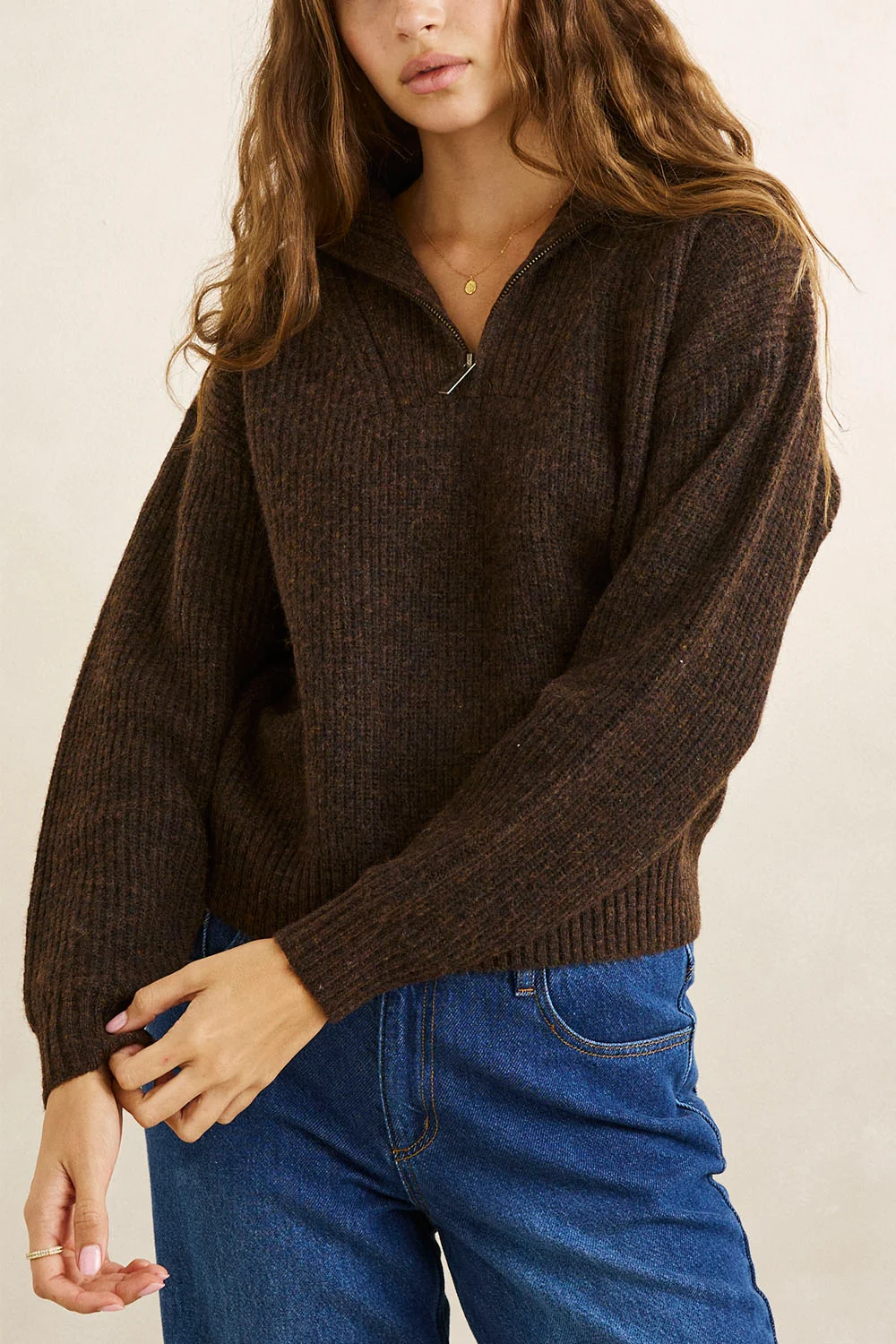 Rhythm Quincy Zip Knit