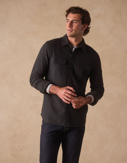 Normal Textured Knit Shirt