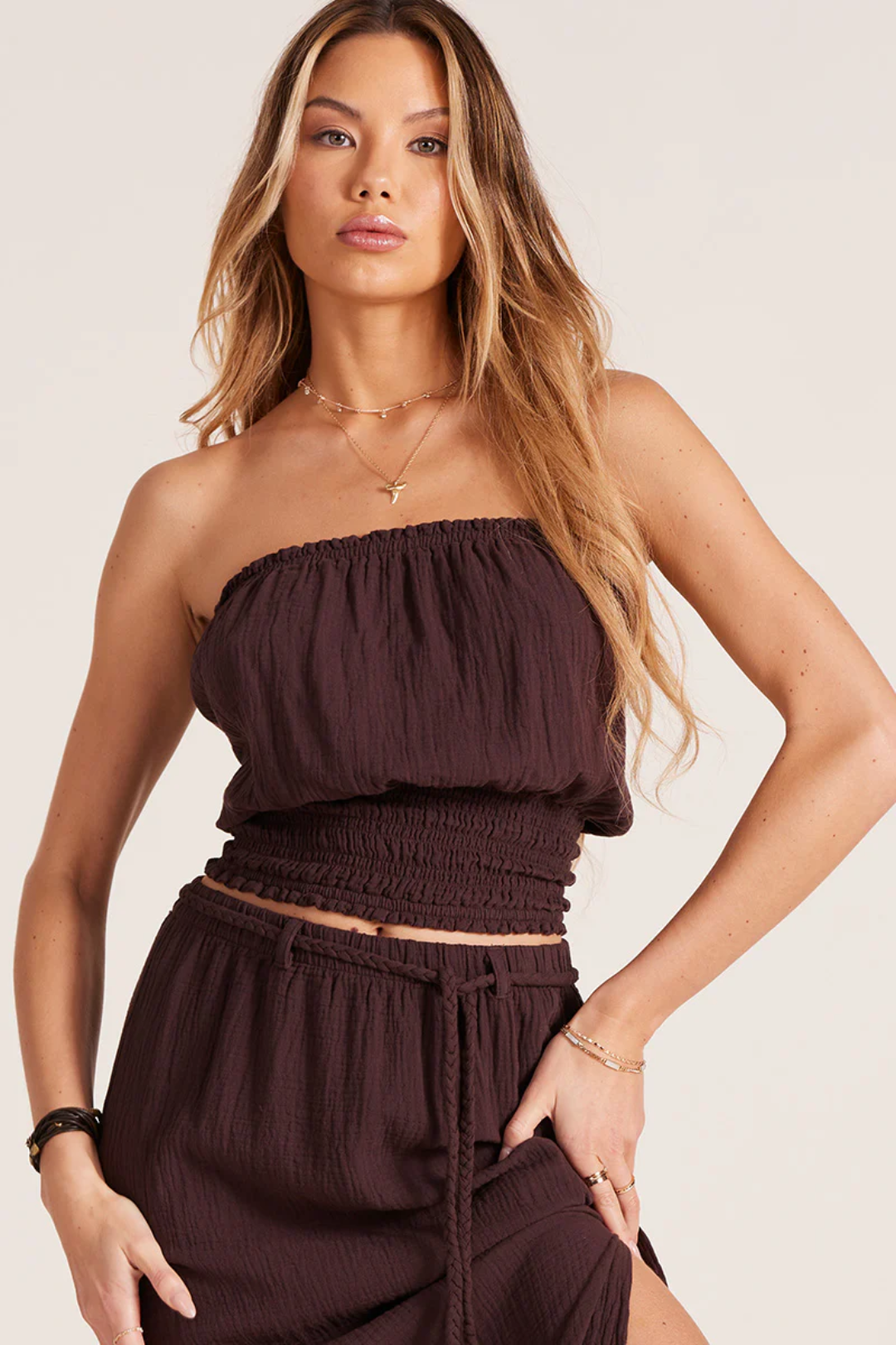 Bobi Smocked Tube Top