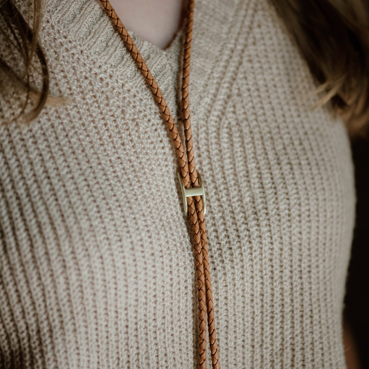 Commonform Shepherd Bolo Tie // Brass
