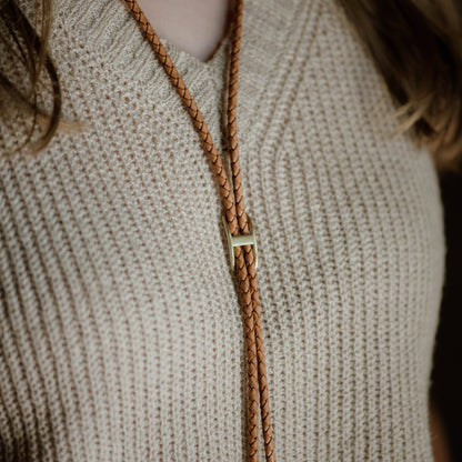 Commonform Shepherd Bolo Tie // Brass