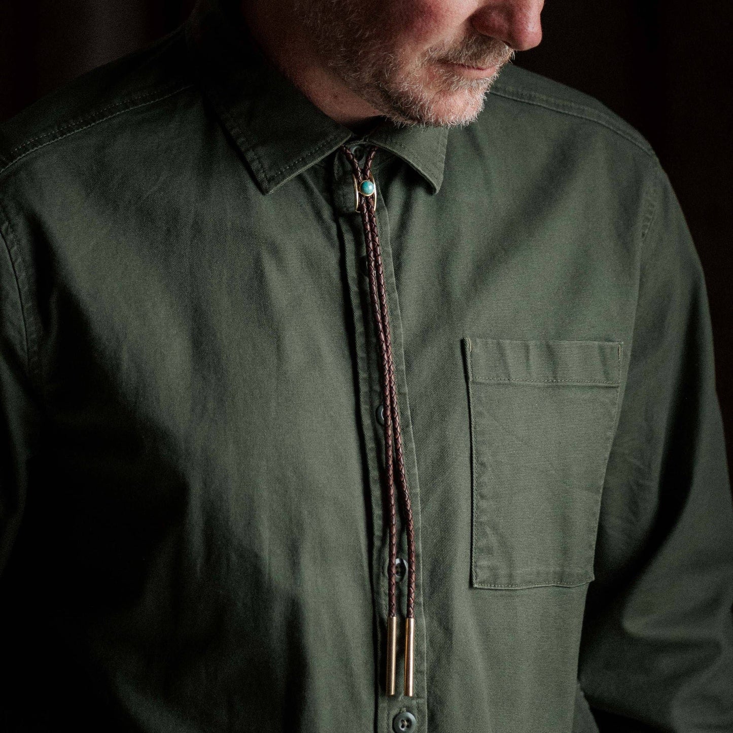 Commonform Shepherd Bolo Tie // Stone