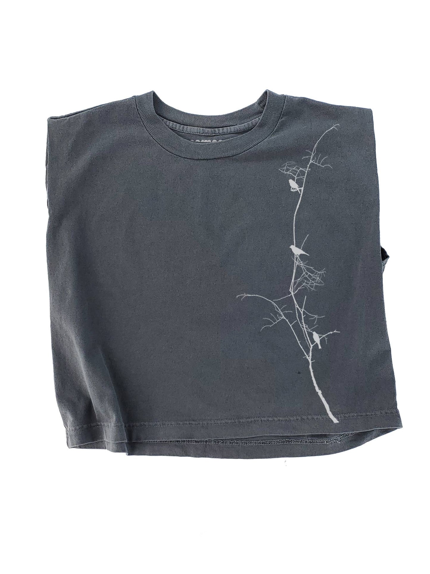 Supermaggie Birds On Branch Maisie Muscle Tee