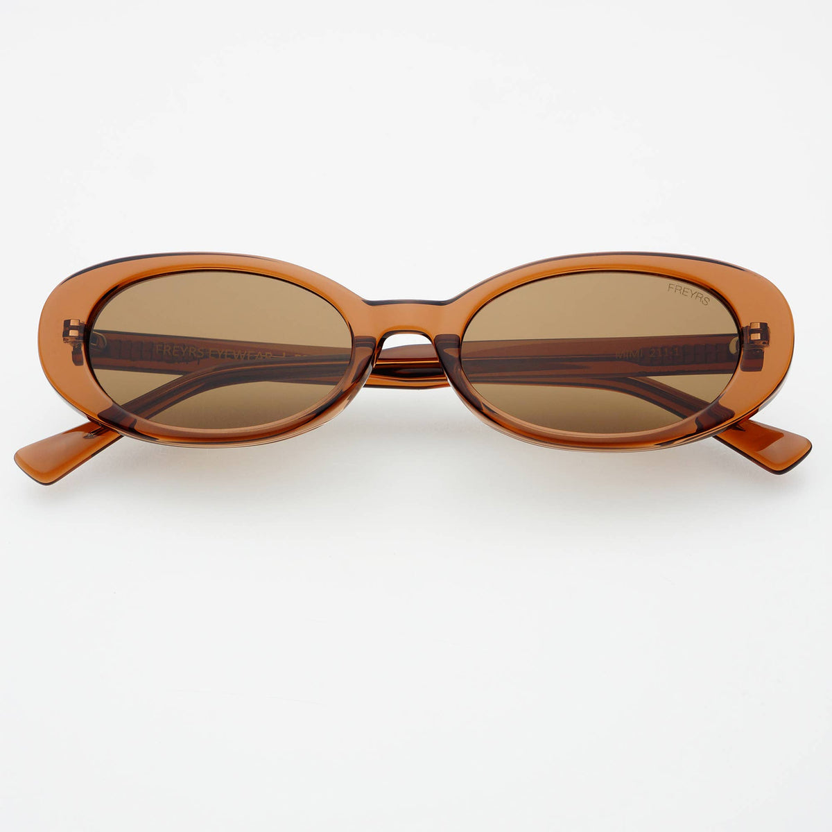 Freyrs Mimi Acetate Oval Sunglasses