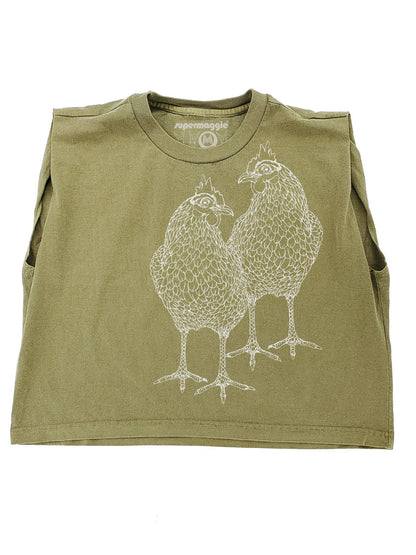 Supermaggie Chickens Maisie Muscle Tee