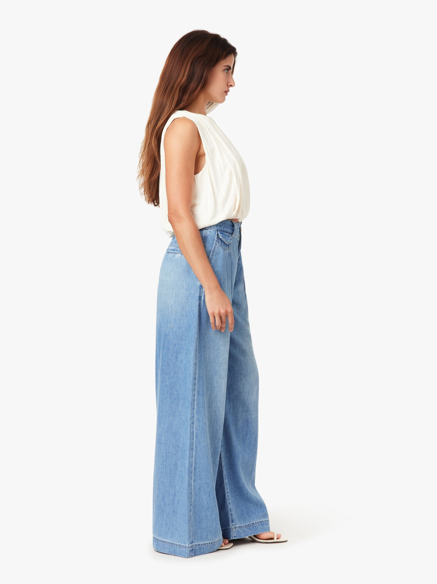 Habitual Pleated Denim Trouser