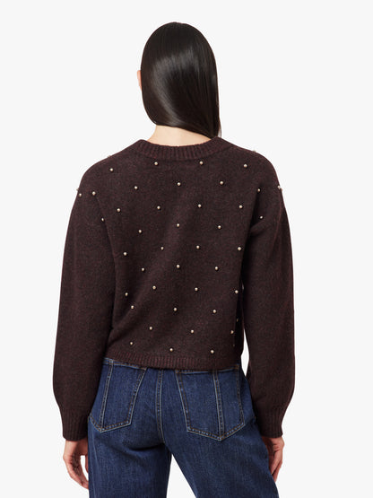 Habitual Studded Crop Sweater