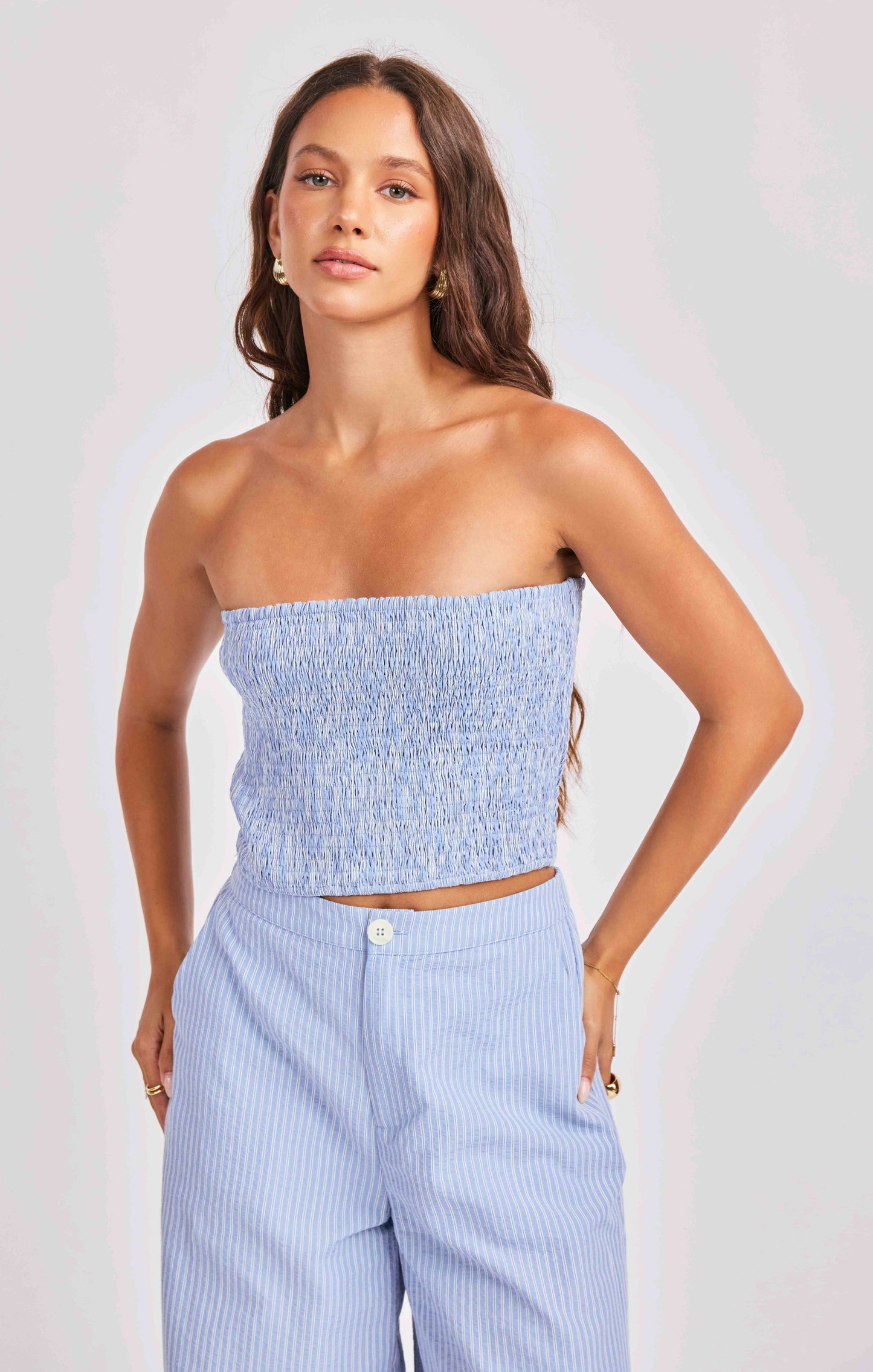 Sage Windows Down Tube Top